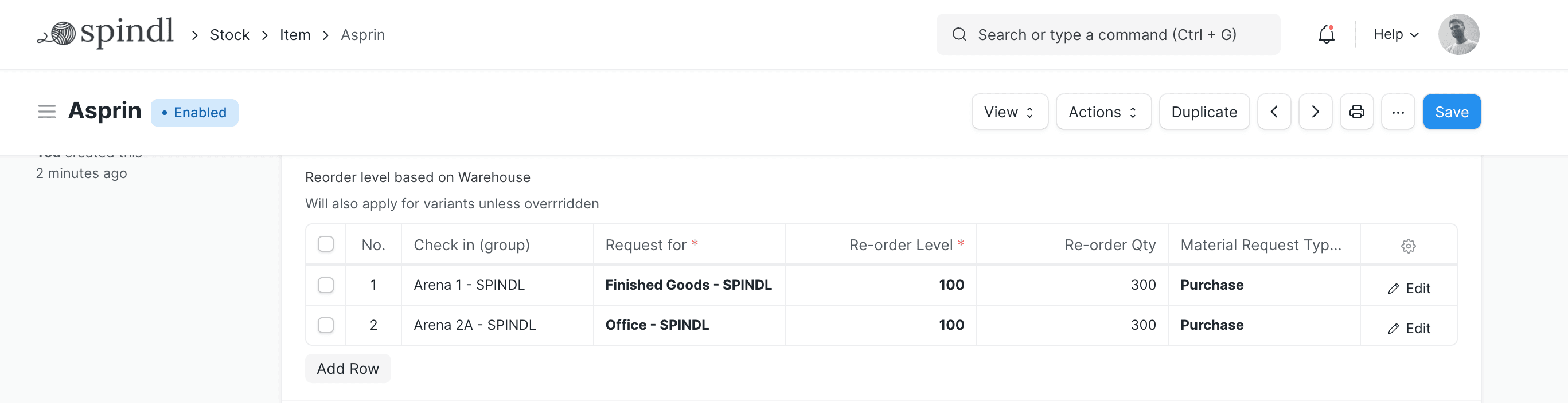 Automated Stock Replenishment